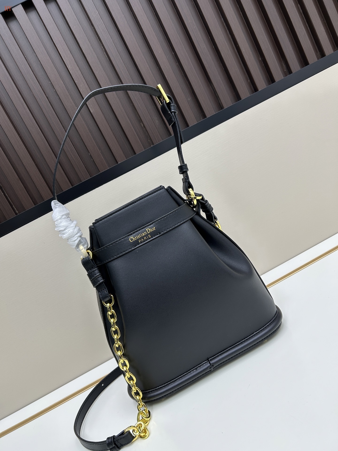 dior black bucket bag 24*24*10 cm - model 2271 - Image 5