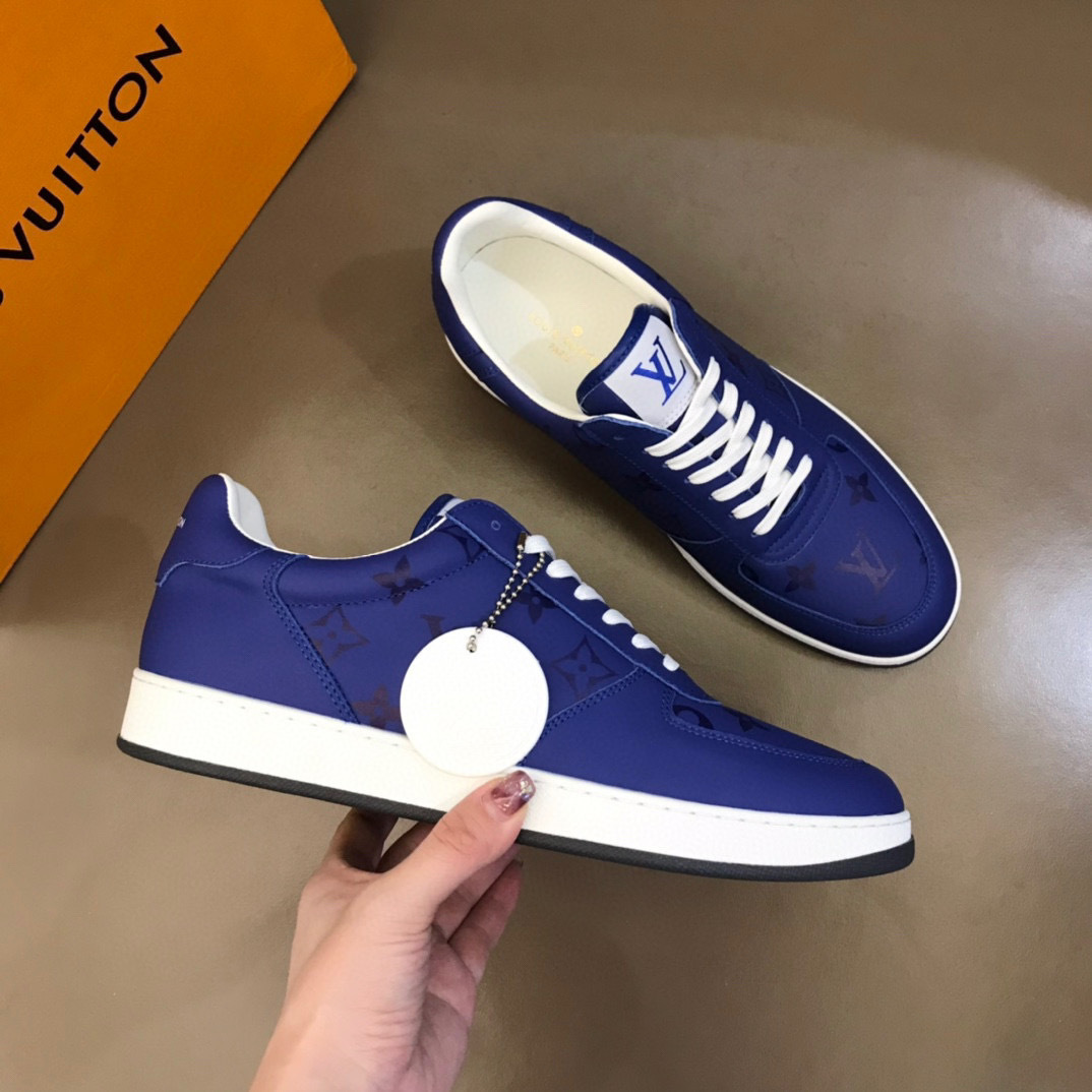 louis vuitton blue casual sneakers size 38-44 - Image 5