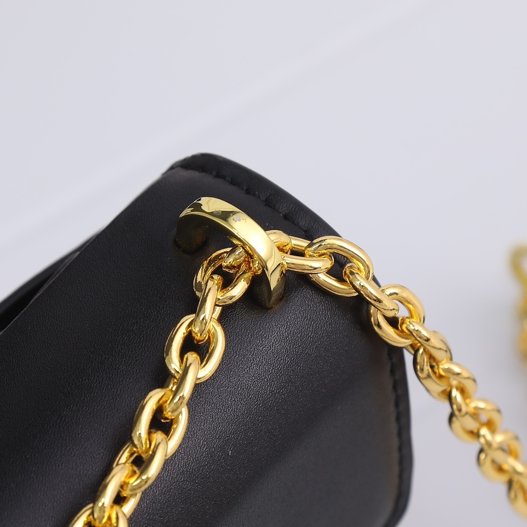 dior black leather crossbody bag - 21.5x12x6 cm - Image 5