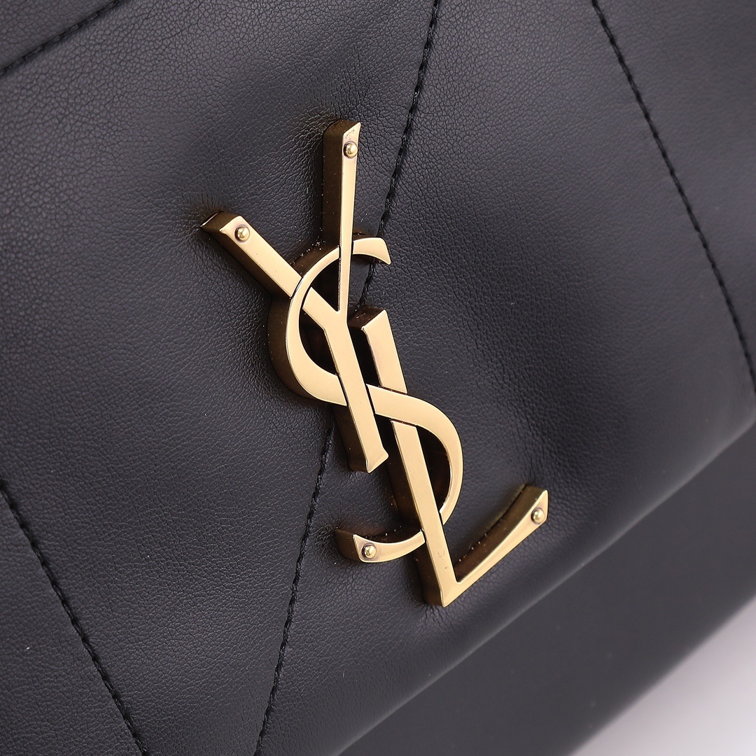yves saint laurent black leather bag 43×29×9cm - Image 5