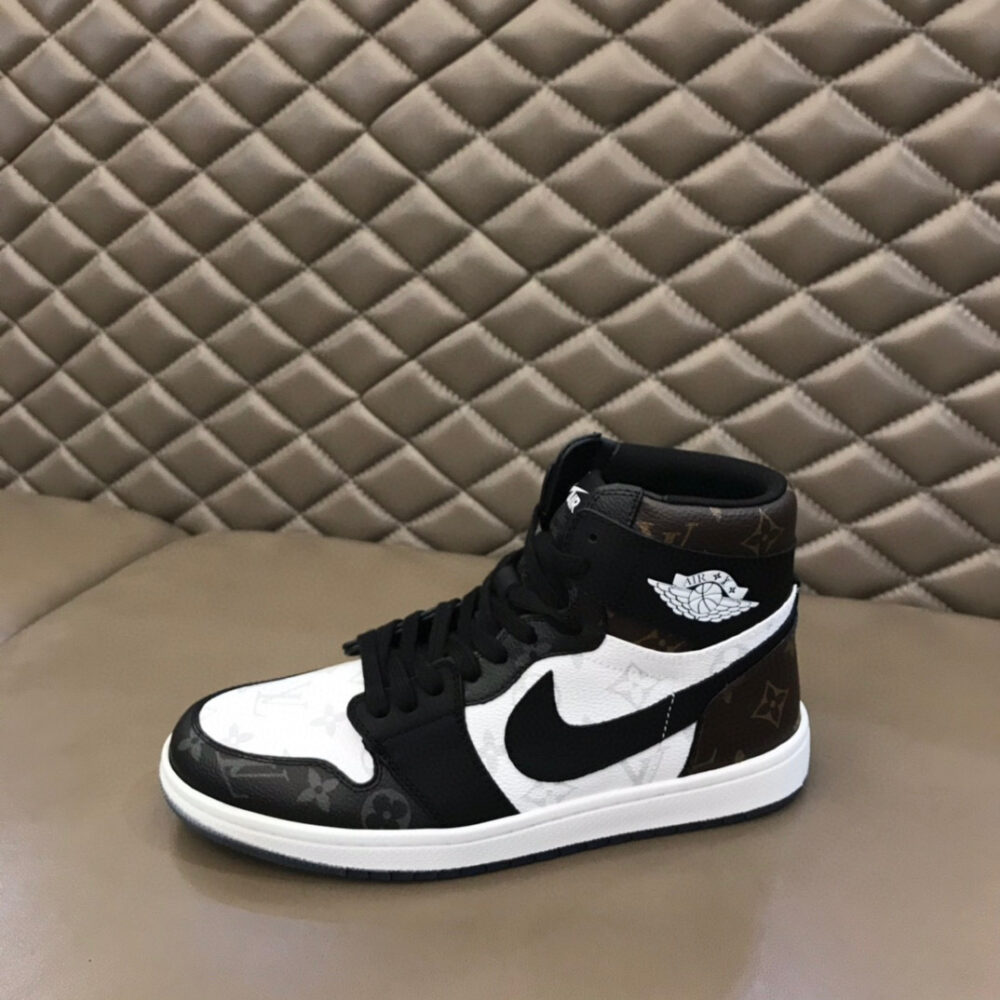 louis vuitton x air jordan high top sneakers 38-44 - Image 5