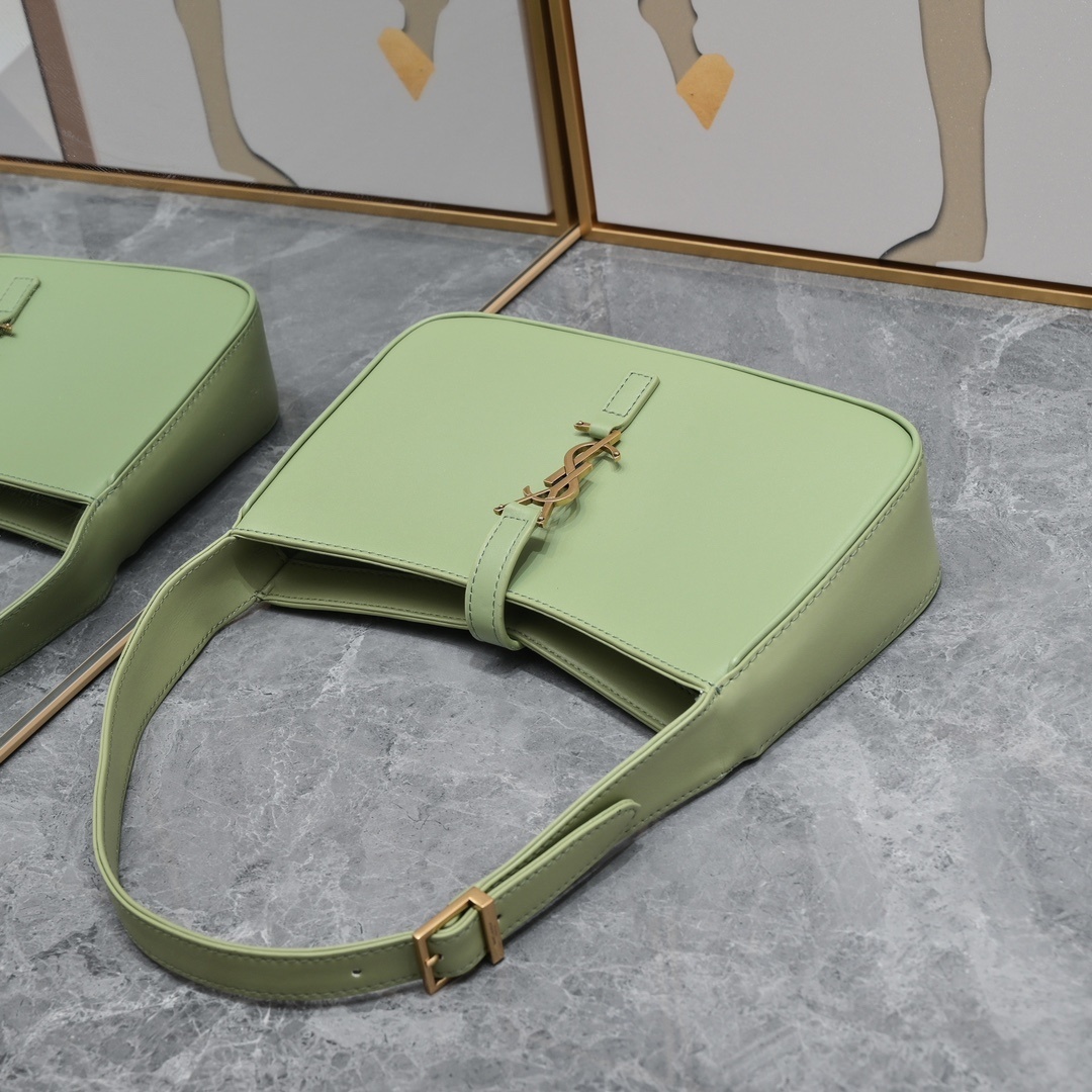 yves saint laurent green shoulder bag 24.5x16x6cm - Image 5