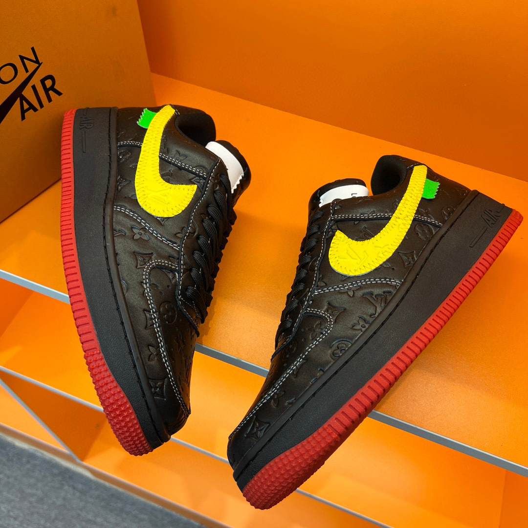 louis vuitton air sneakers 38-44 - black/yellow - Image 5