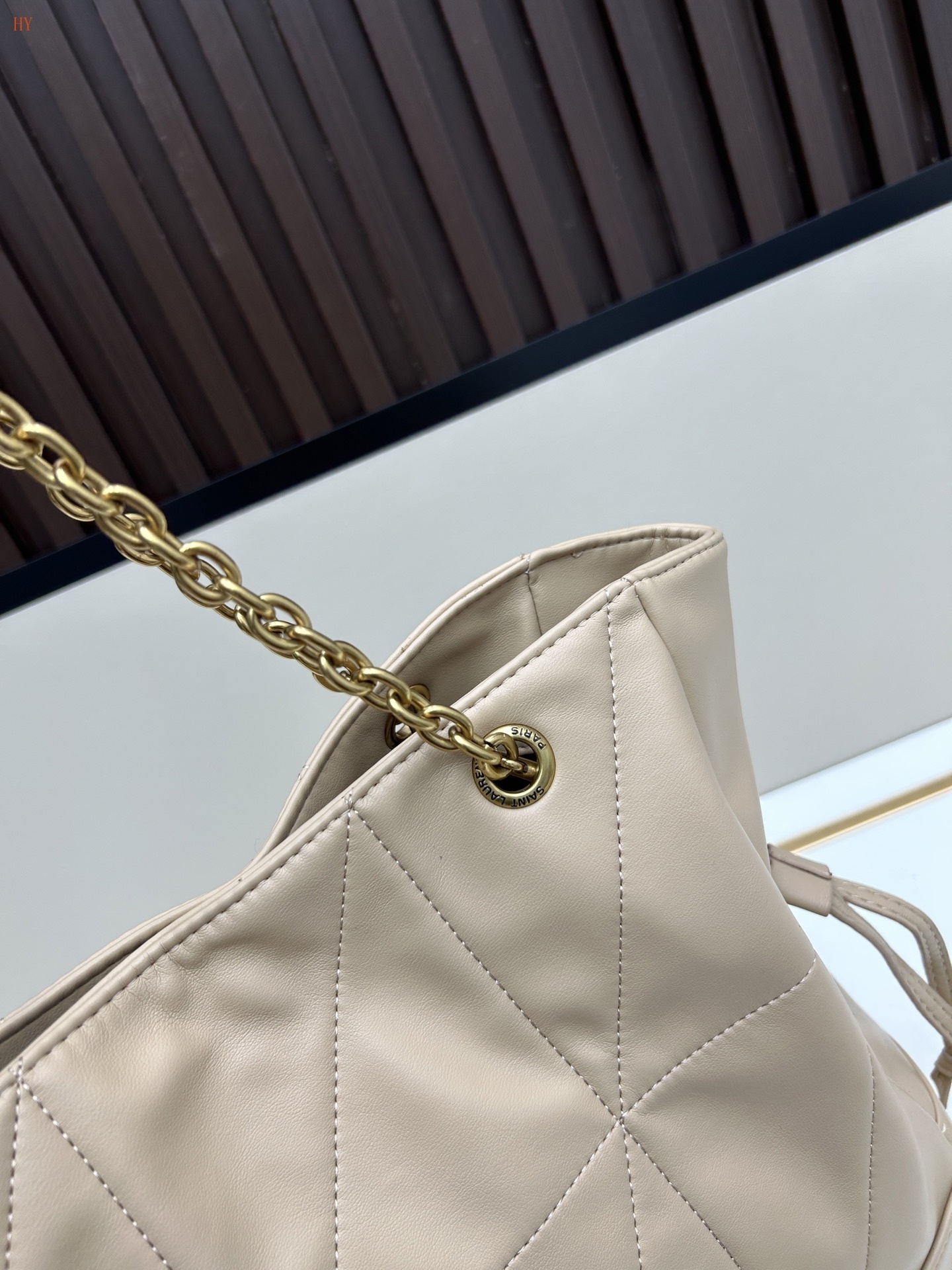 yves saint laurent quilted tote bag - 28x28x10 cm - Image 5