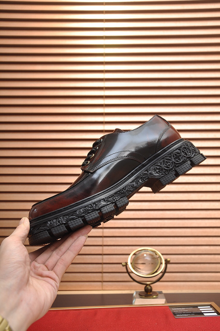 louis vuitton high-end leather shoes size 38-44 - Image 5