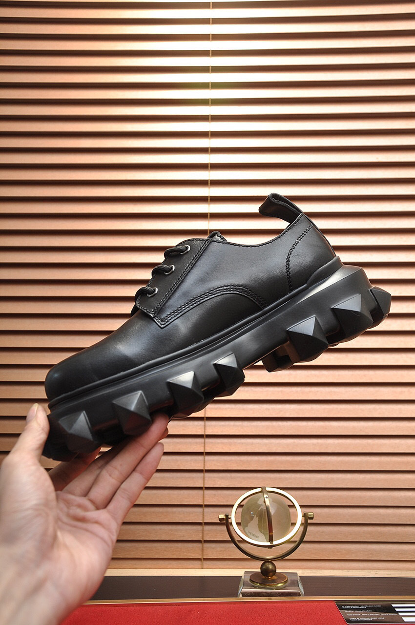 valentino garavani black leather shoes 38-44 - Image 5