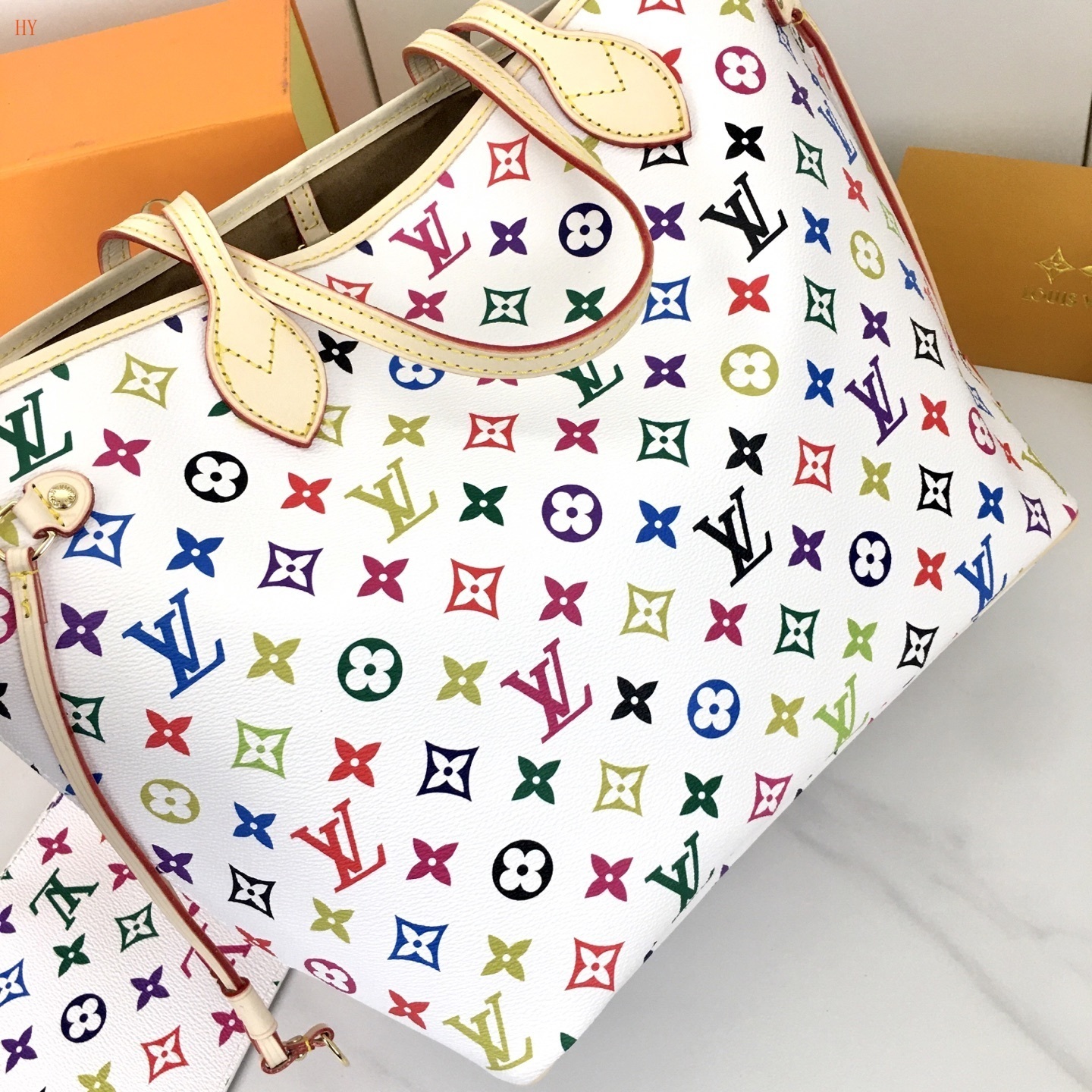 louis vuitton monogram tote bag 32x29x17 cm, 523012 - Image 6