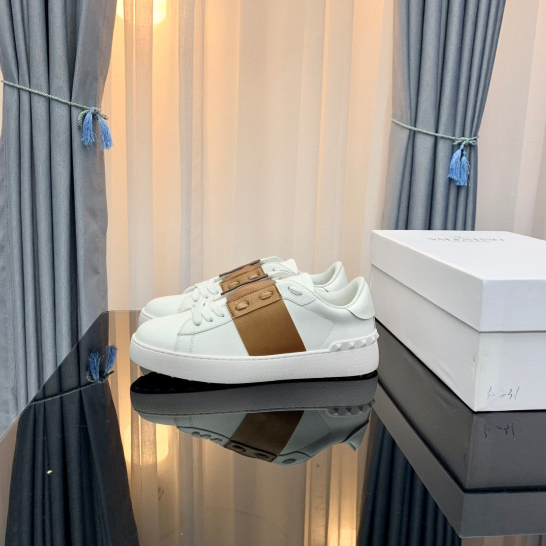 valentino unisex sneakers 35-44 - white/brown - Image 6