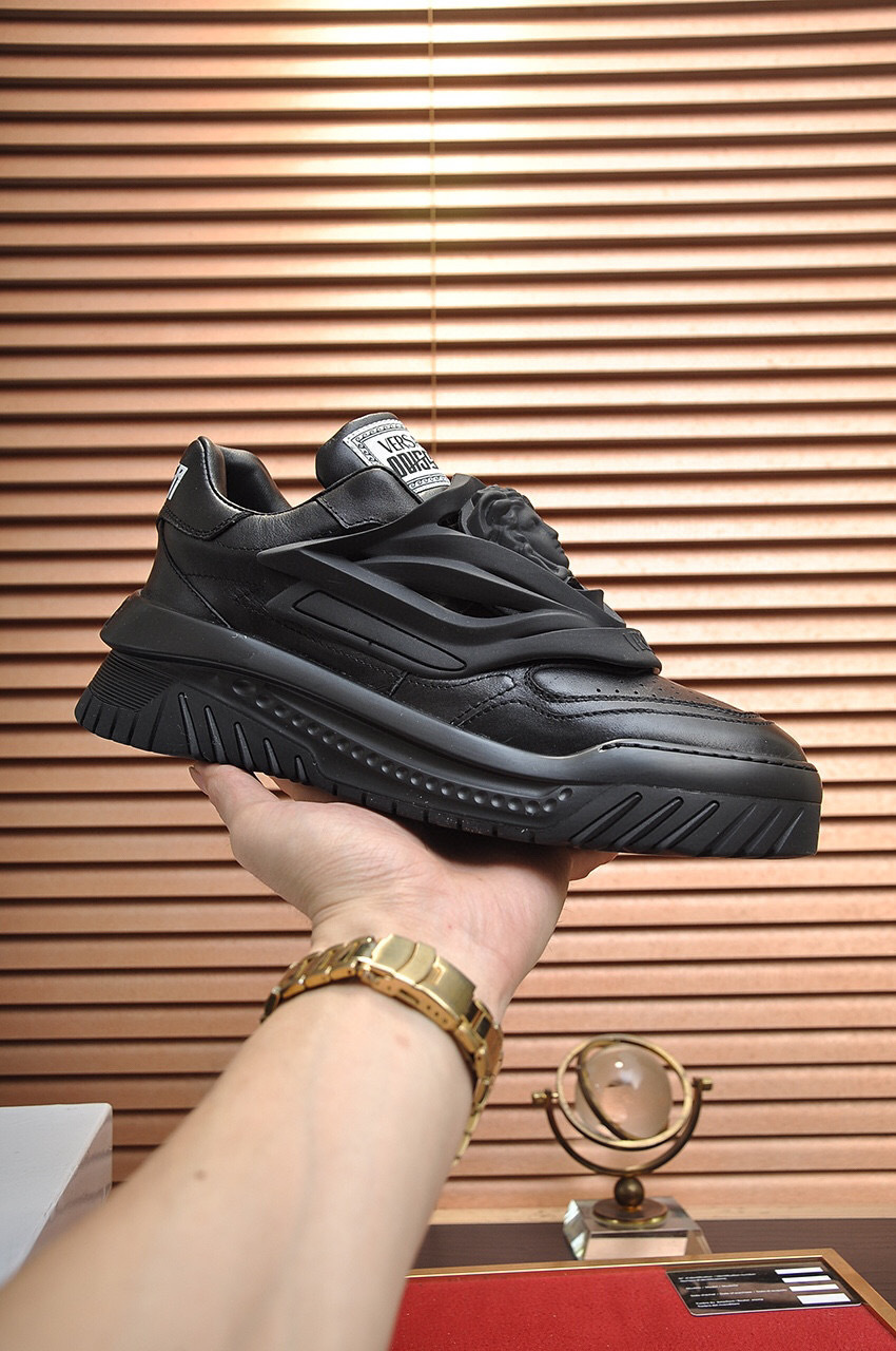 versace black casual sneakers size 38-44 - Image 6