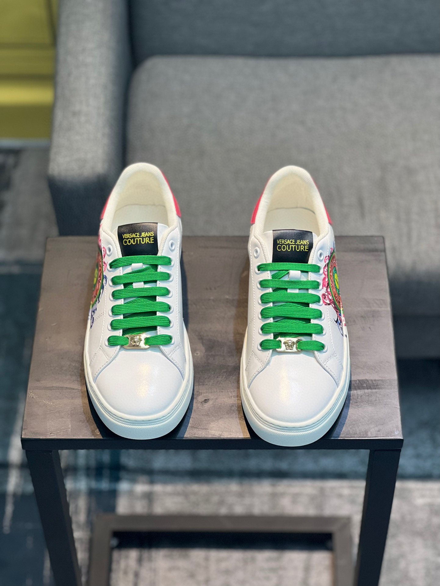 versace casual sneakers 38-43 with colorful design - Image 6