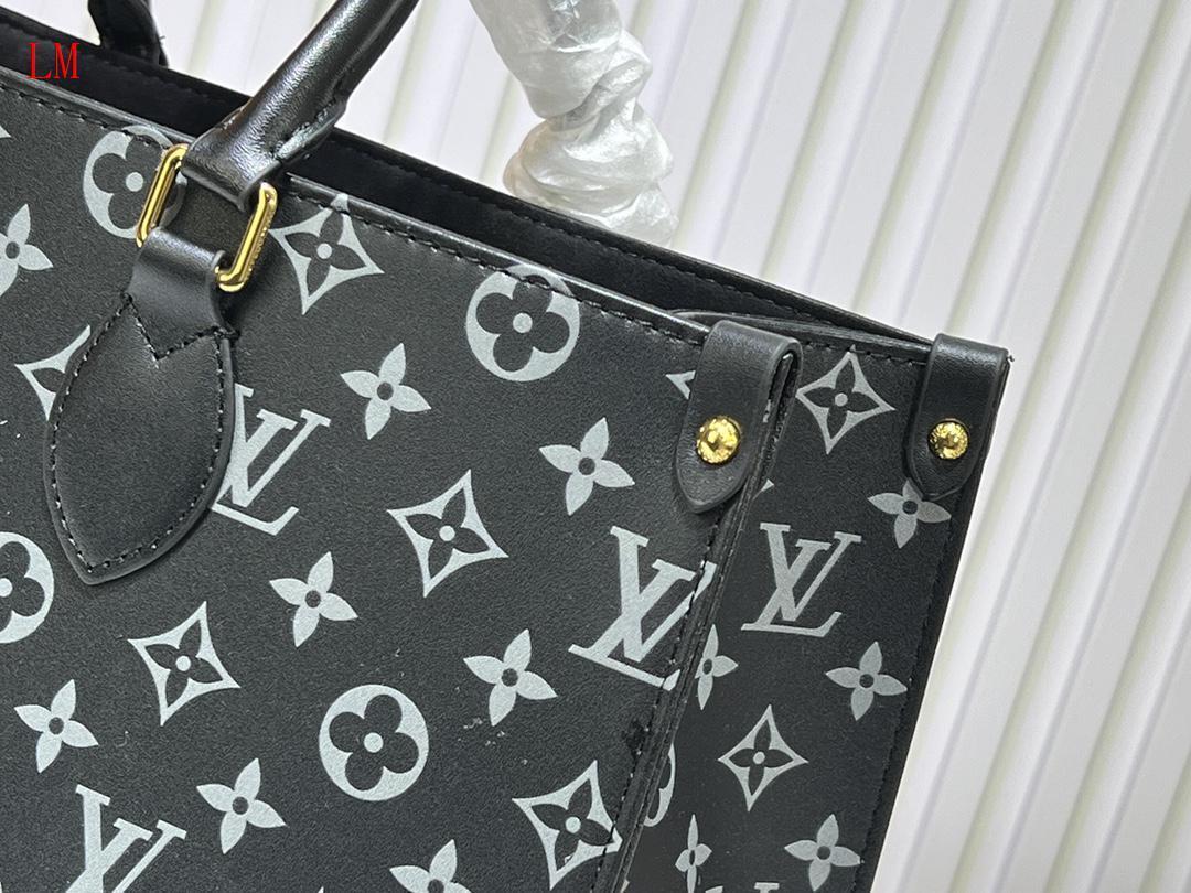 louis vuitton monogram tote bag 35*27*14 - Image 6