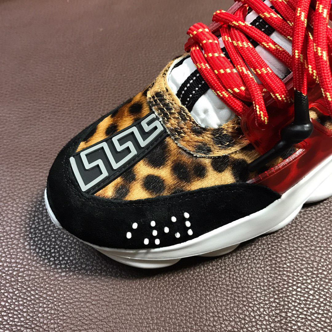 versace leopard print dad sneakers - sizes 35-44 - Image 6