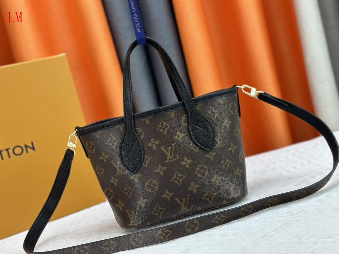louis vuitton monogram canvas tote bag 24x19x9 cm - Image 6