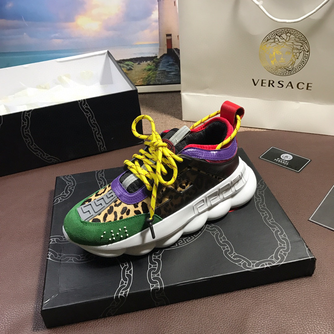 versace unisex dad sneakers 35-44 - colorful design - Image 6