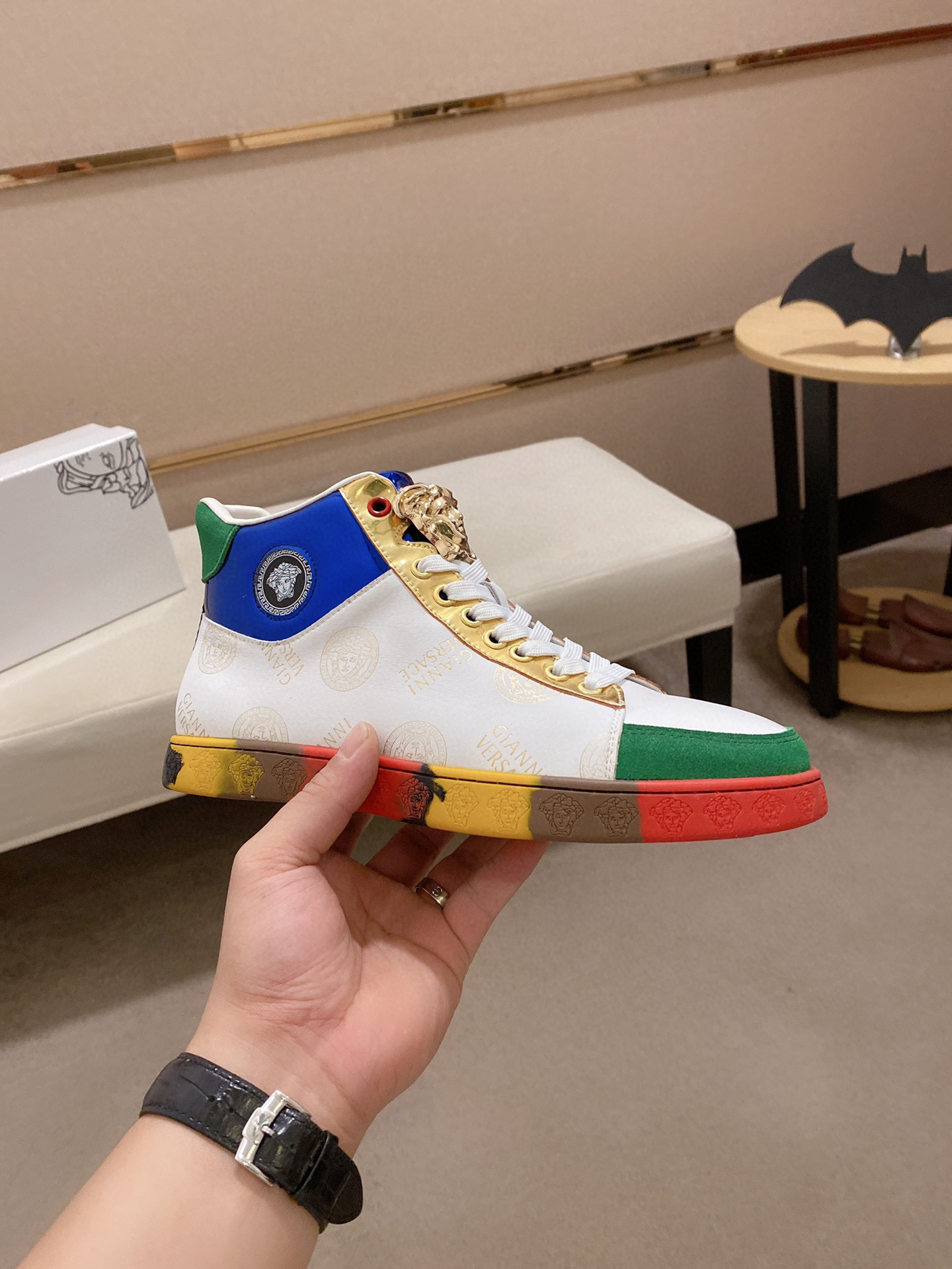 versace high-top sneakers 38-44 - Image 6
