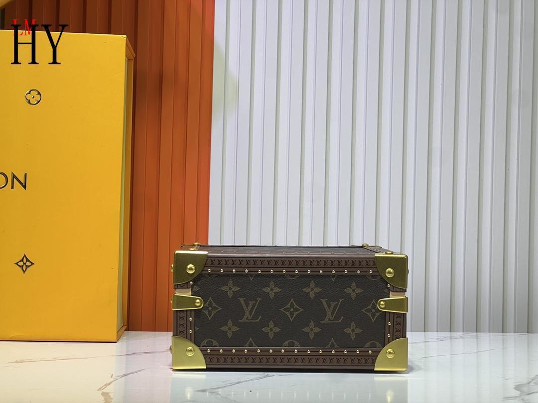 louis vuitton 23x11x23 monogram mini trunk - Image 6