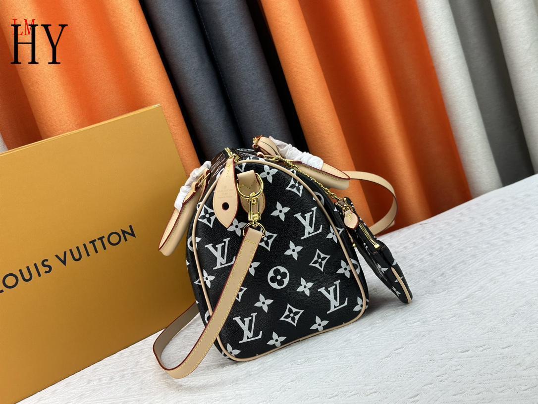 louis vuitton monogram canvas handbag 30x21x17 cm - Image 6