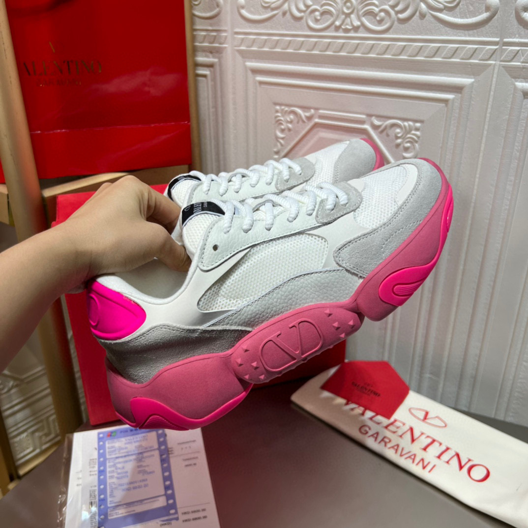 valentino unisex sneakers 35-44 with pink sole - Image 6