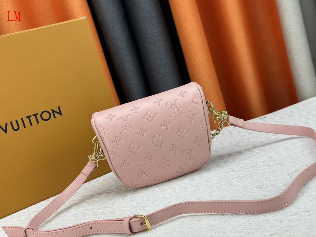 louis vuitton pink crossbody bag 17x12x9.5 cm - Image 6