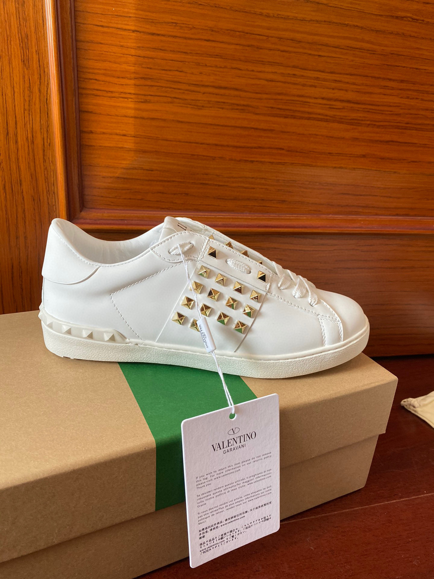 valentino couples sneakers 35-44 with studded design - Image 6