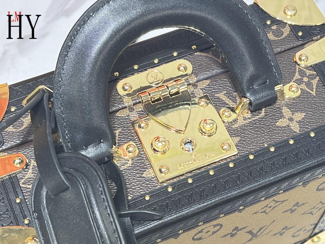 louis vuitton monogram box bag 22.5x16x11 cm - Image 6