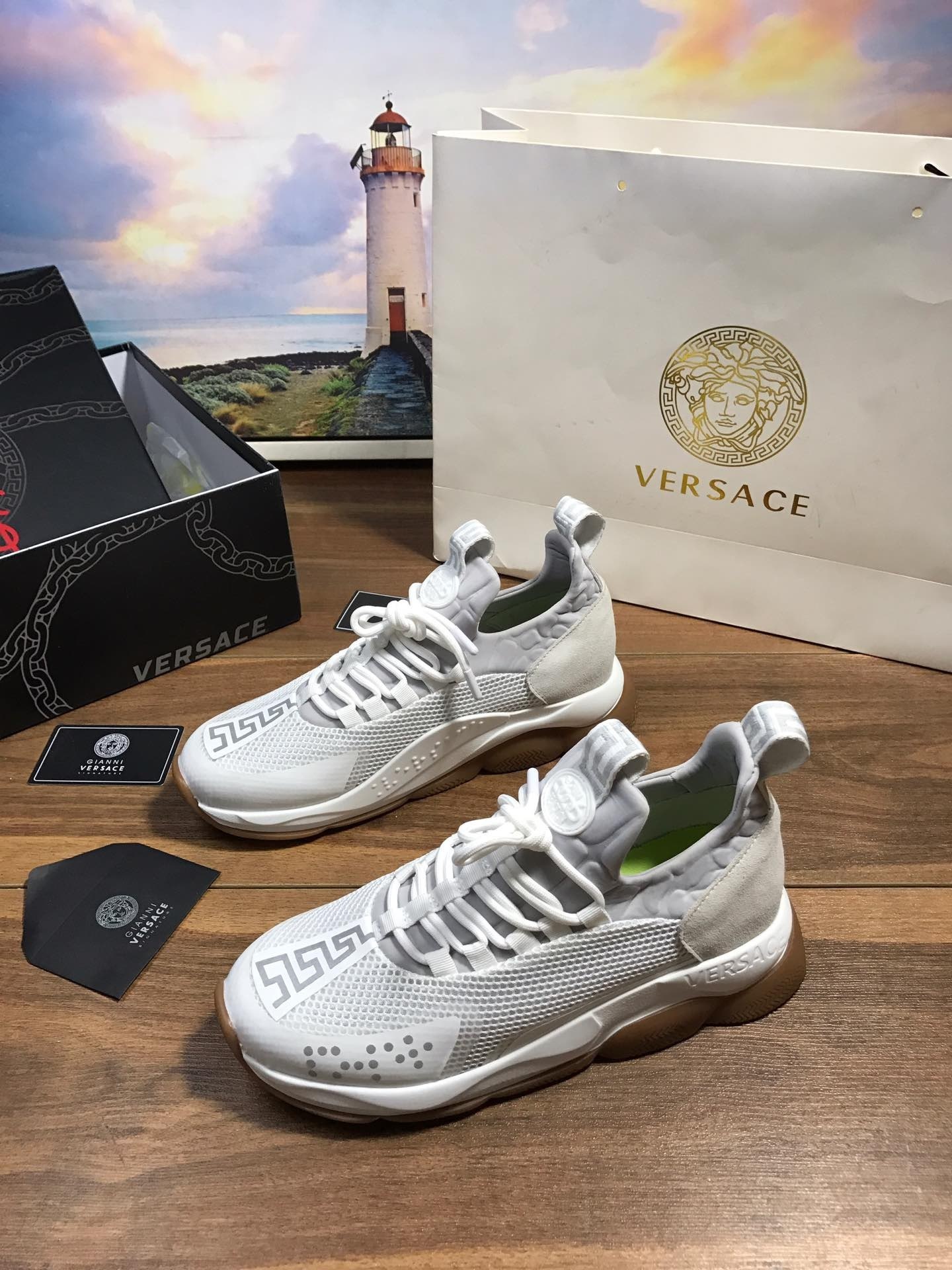 versace couples dad sneakers - size 35-44