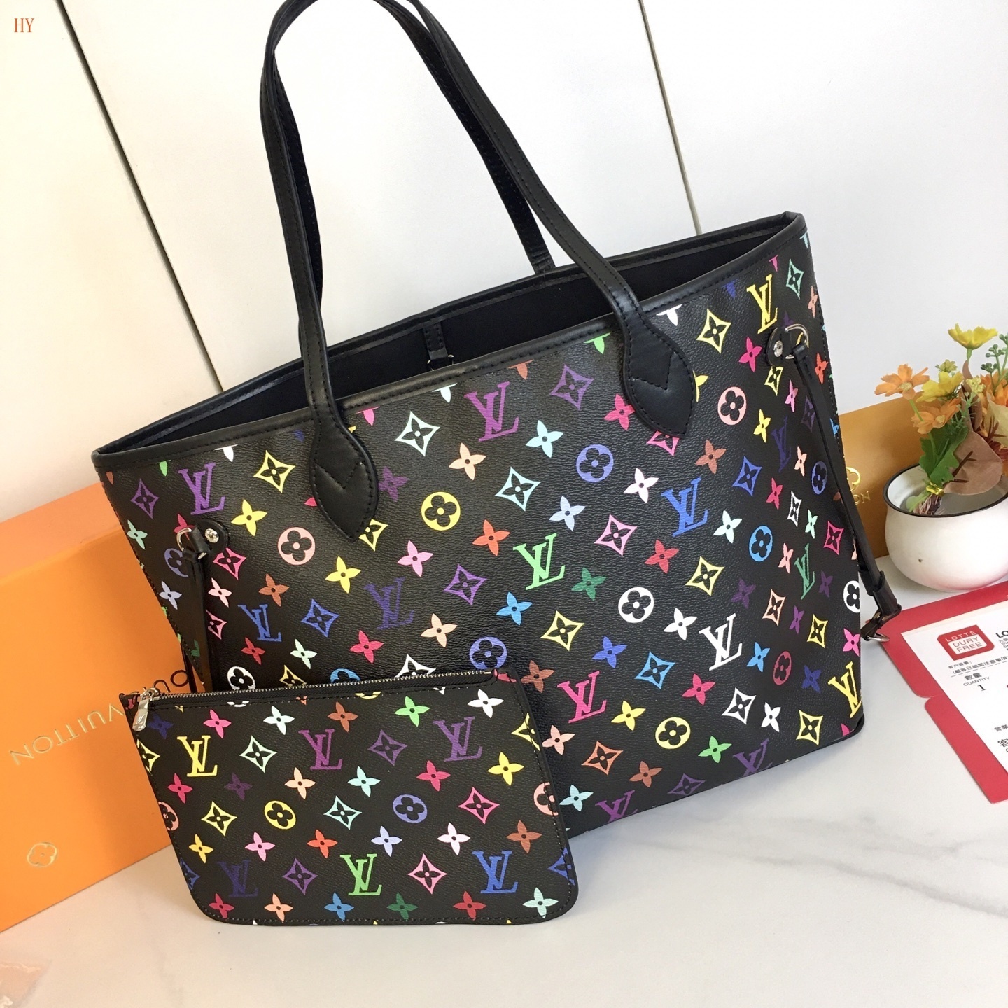 louis vuitton monogram tote bag 32x29x17 cm - Image 6