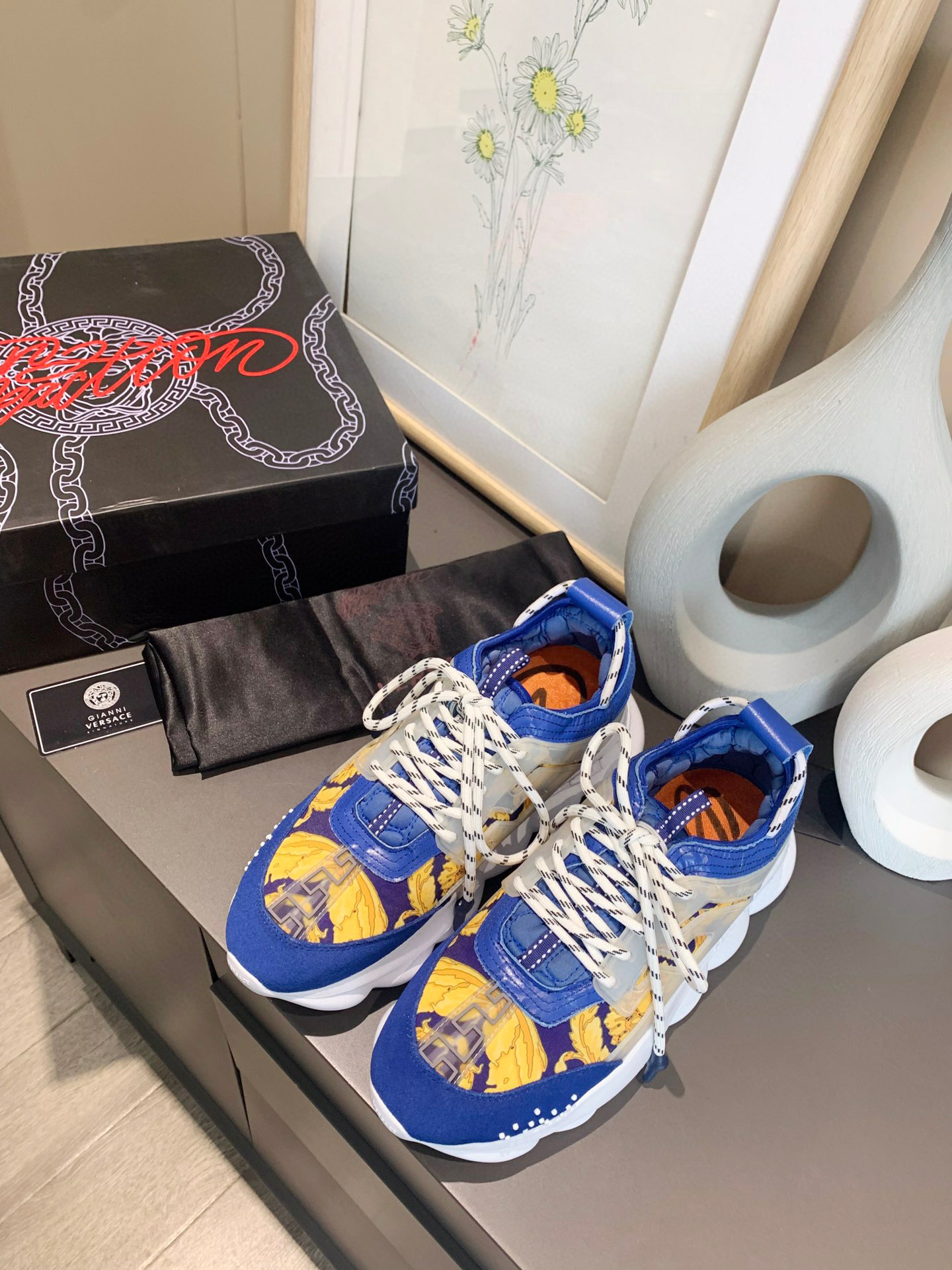 versace couple's dad sneakers - size 35-44