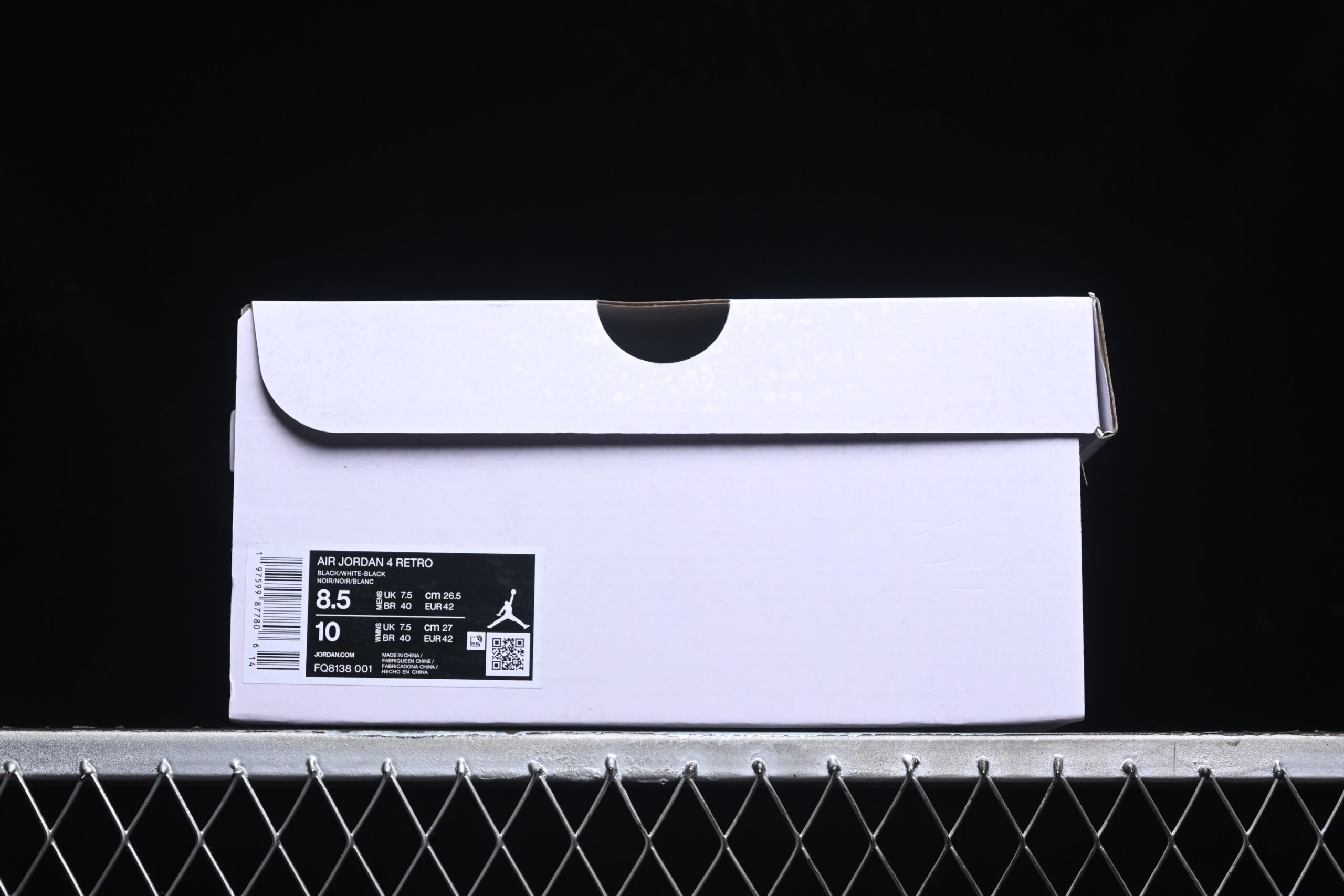 air jordan 4 retro 'white thunder' aj4 fq8138-001 - Image 7
