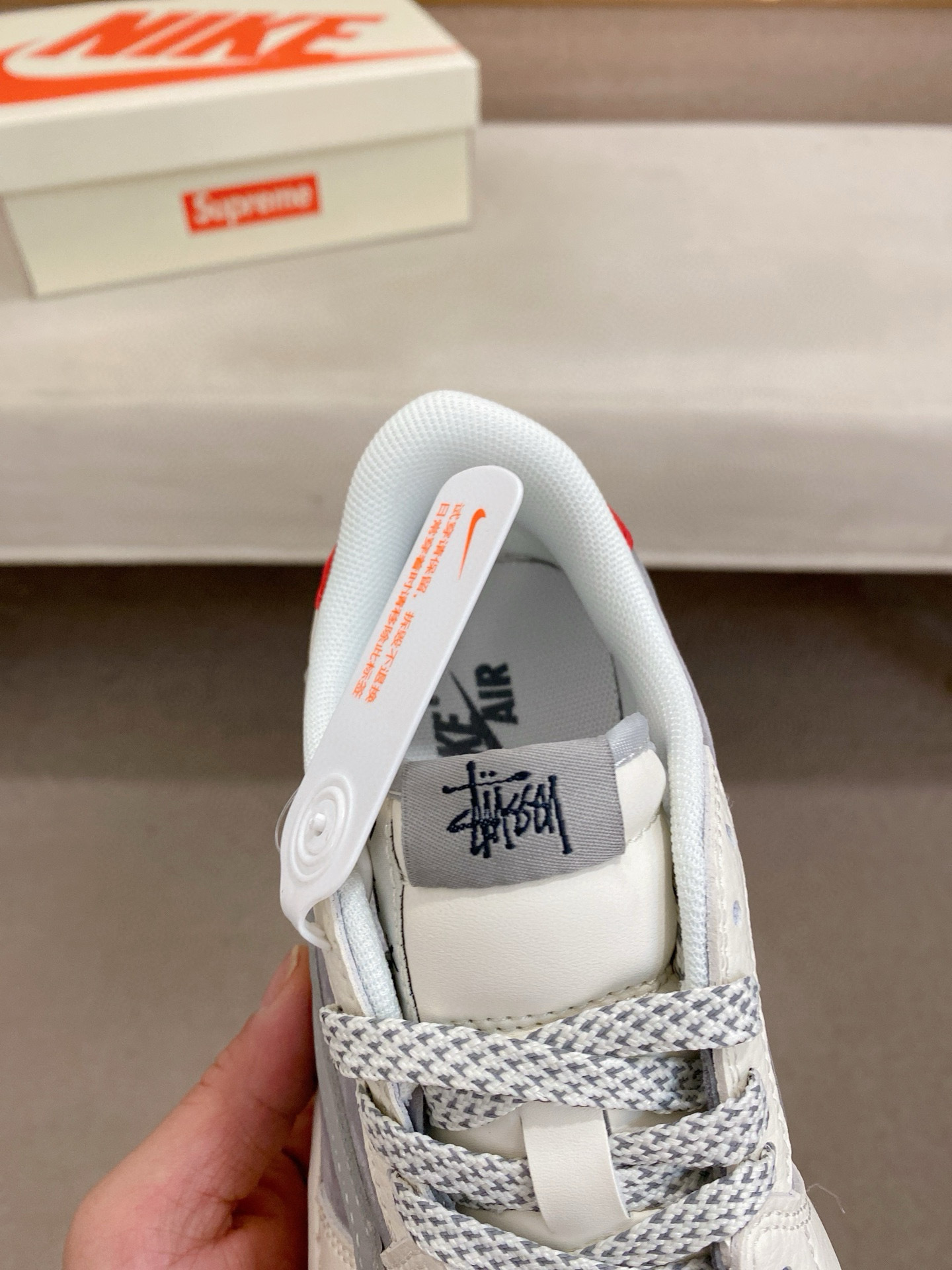 louis vuitton x supreme air jordan 1 low - size 35/44 - Image 6