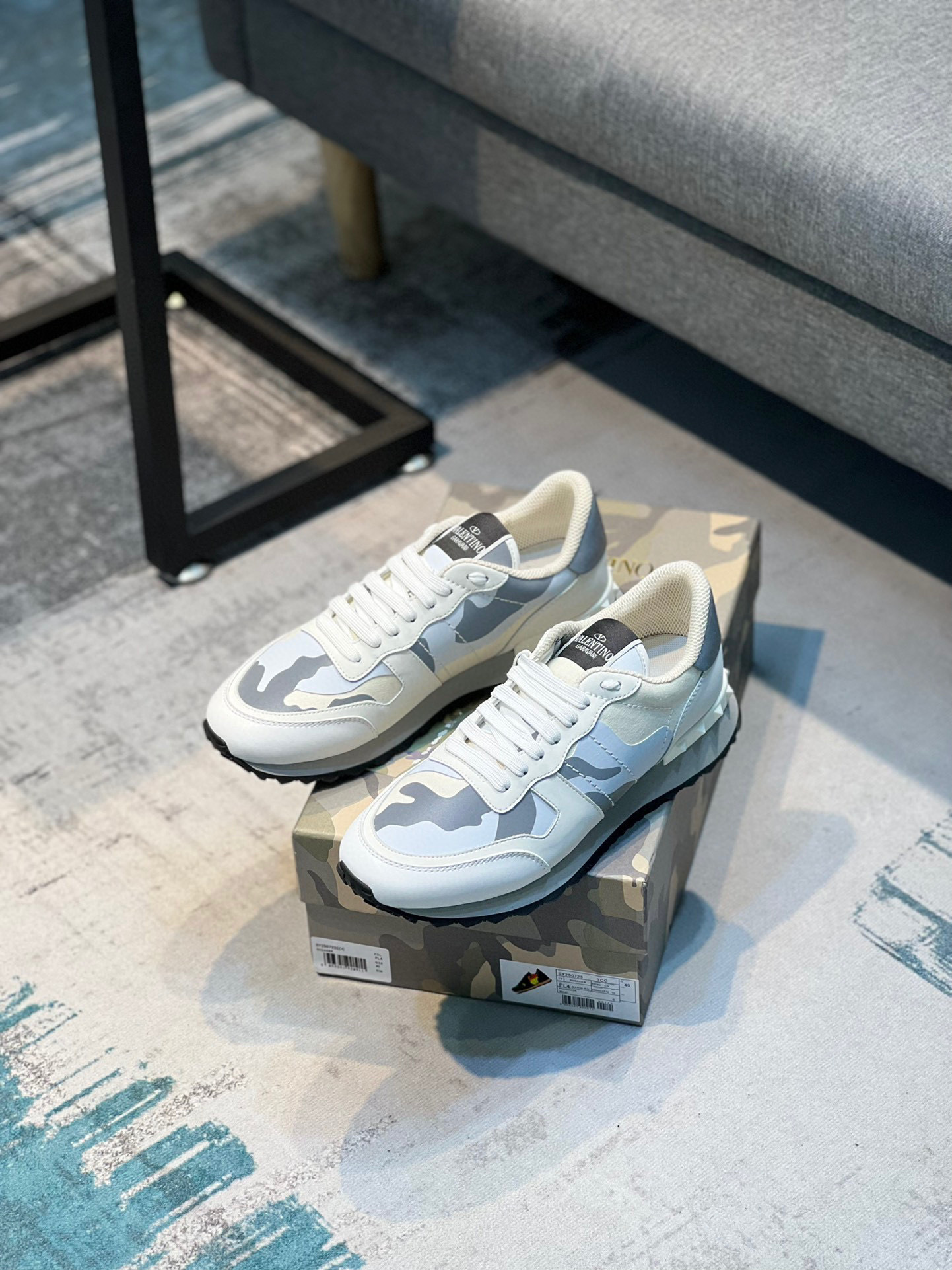 valentino casual sneakers 38-44 - camouflage design