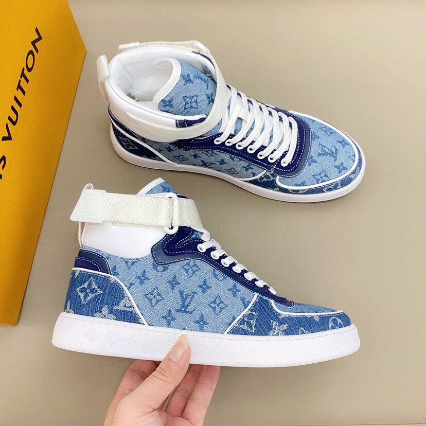 louis vuitton high-top sneakers for couples - size 35-44 - Image 6