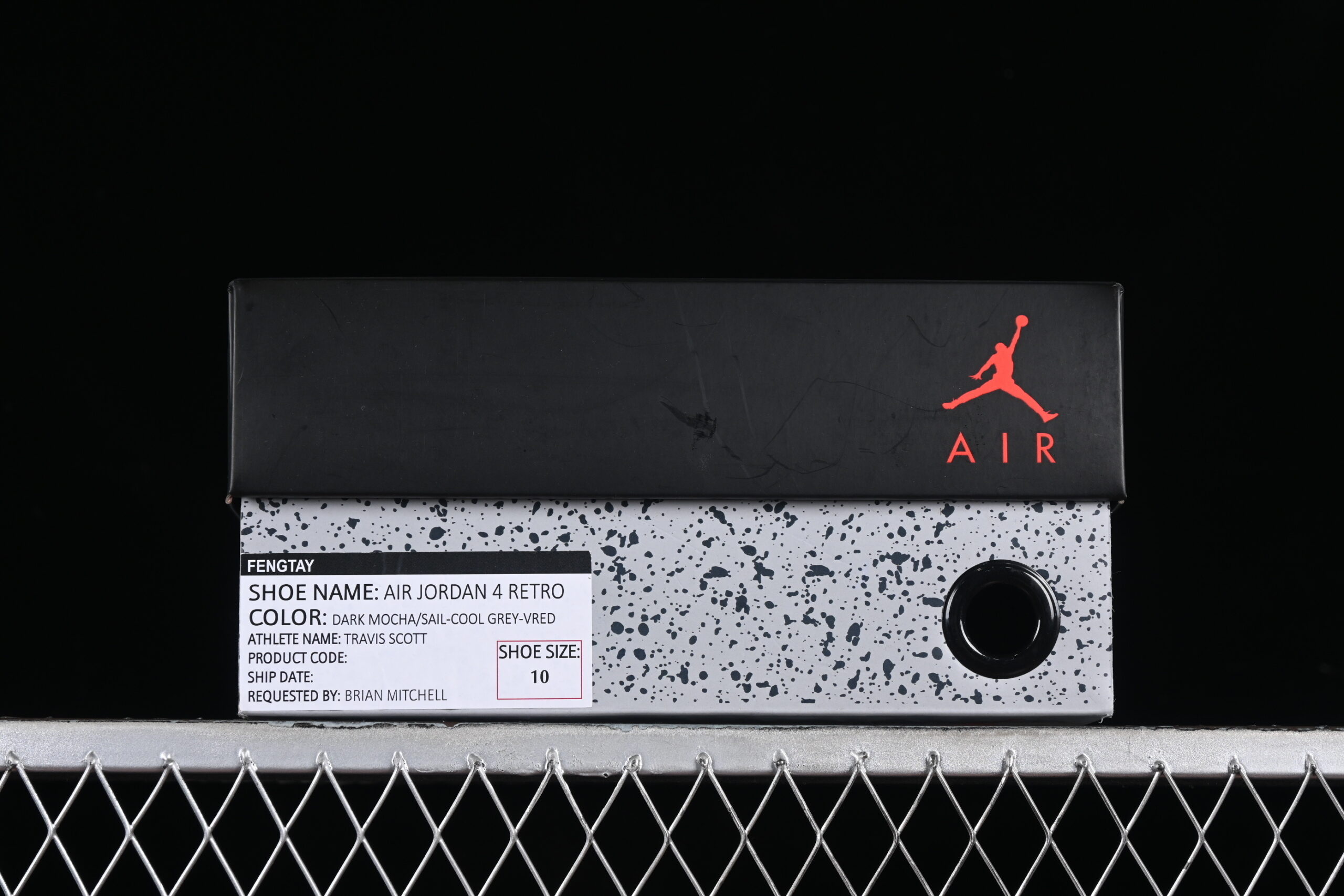 air jordan 4 retro aj4 ts suede brown - gx version - Image 6