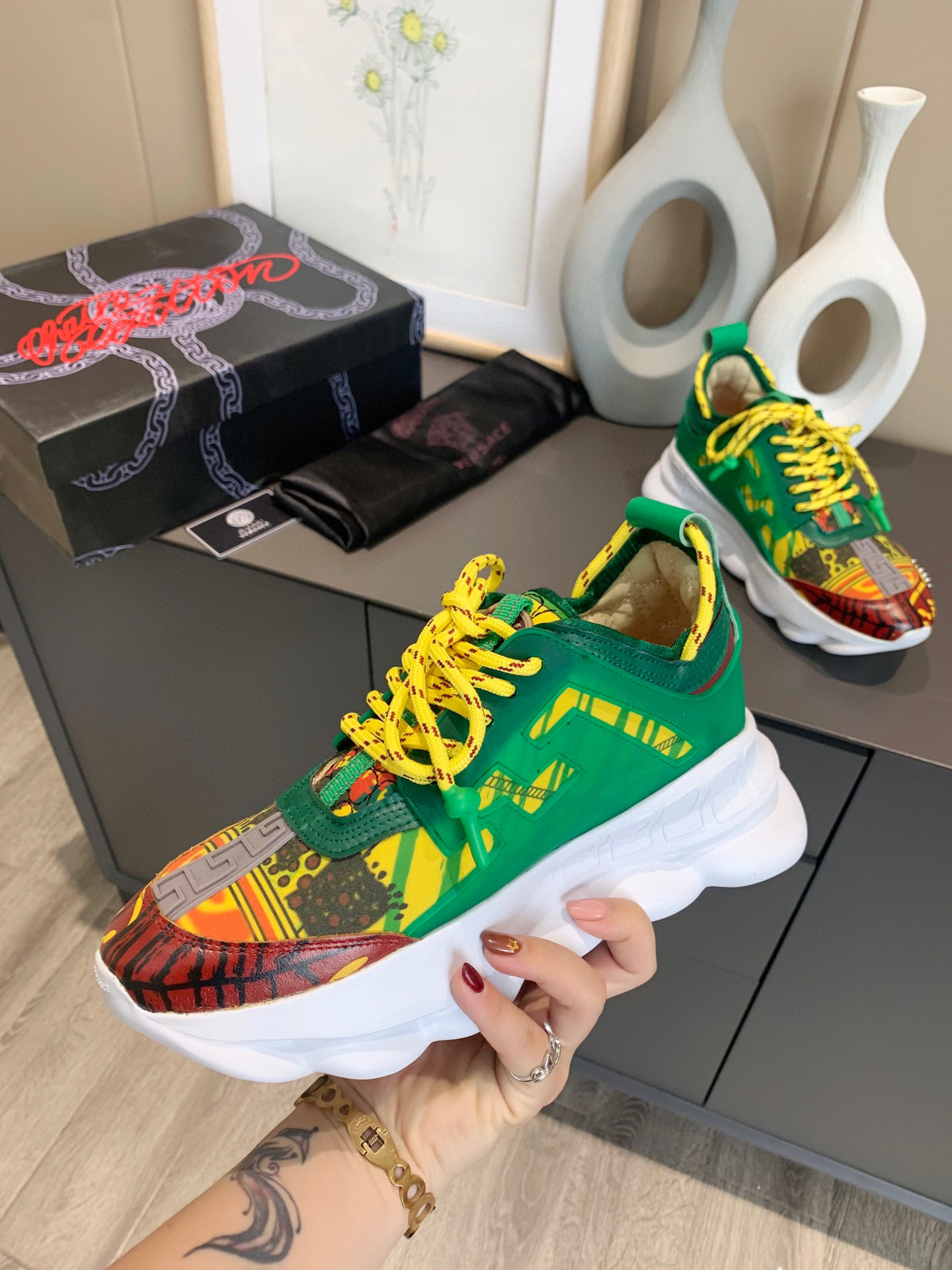 versace unisex dad sneakers 35-44 8063270 - Image 6