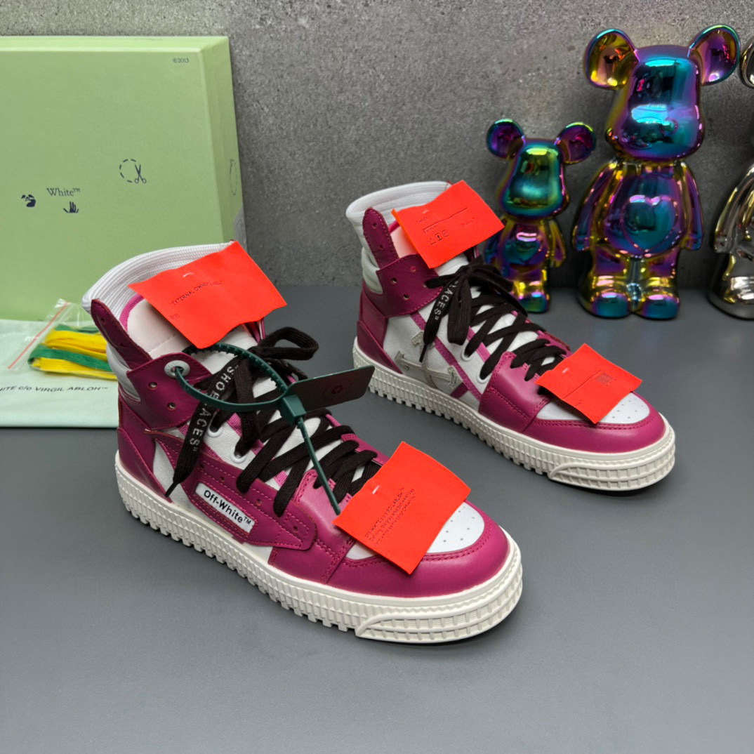 off-white couples sneakers 35-44 - pink/white - Image 6