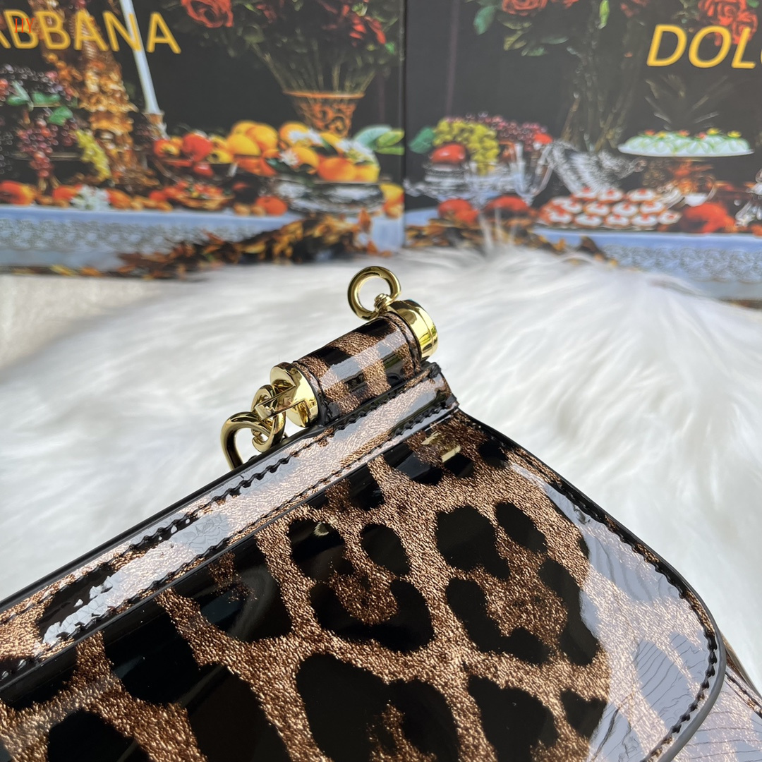 dolce & gabbana leopard print handbag - 20x17x7 cm - Image 6
