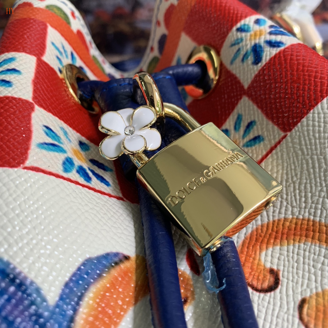 dolce & gabbana 27x25 cm colorful bucket bag - Image 6