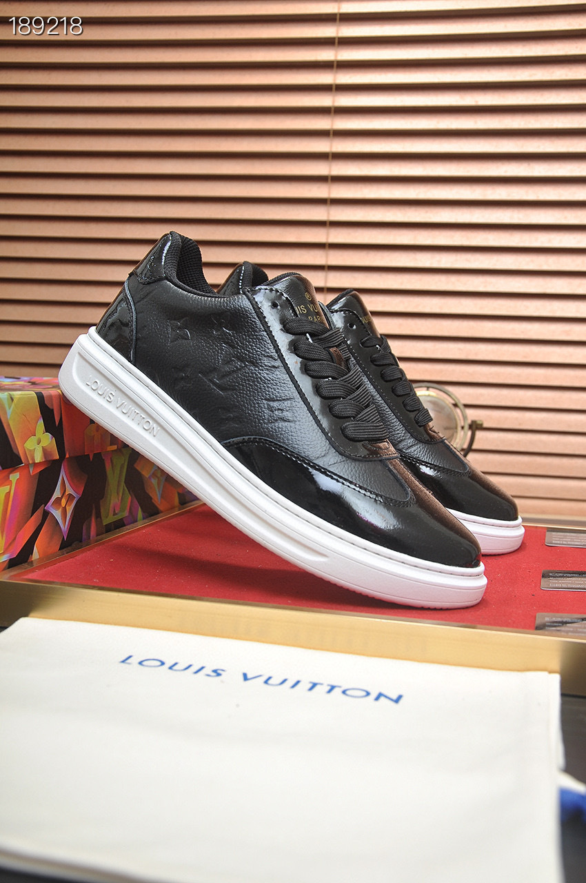 louis vuitton black casual sneakers size 38-44 gl290 - Image 6