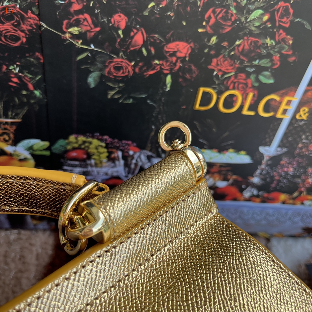dolce & gabbana gold handbag 25x20x12 cm - model 532023 - Image 6