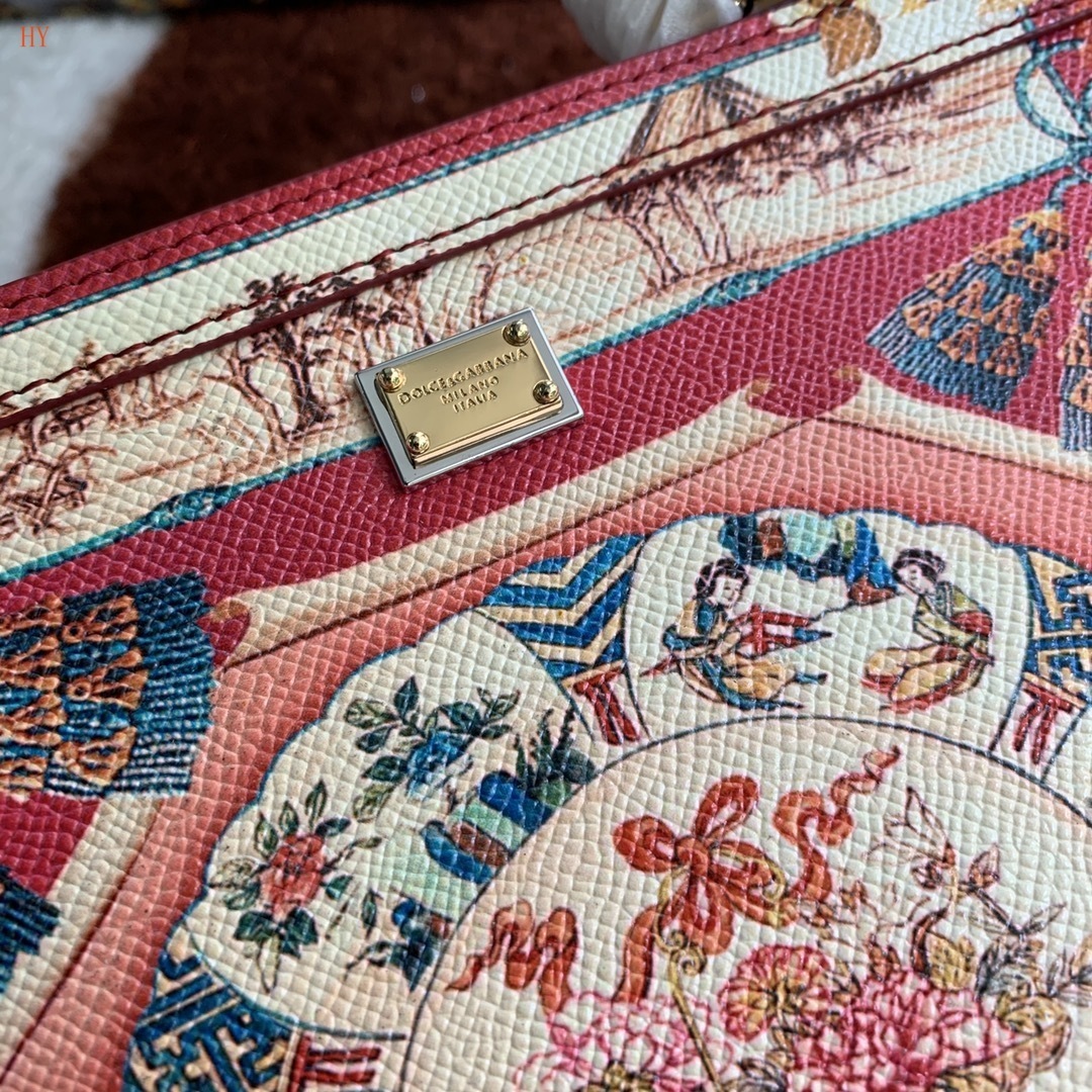 dolce & gabbana floral print handbag 25x20x12 cm - Image 6