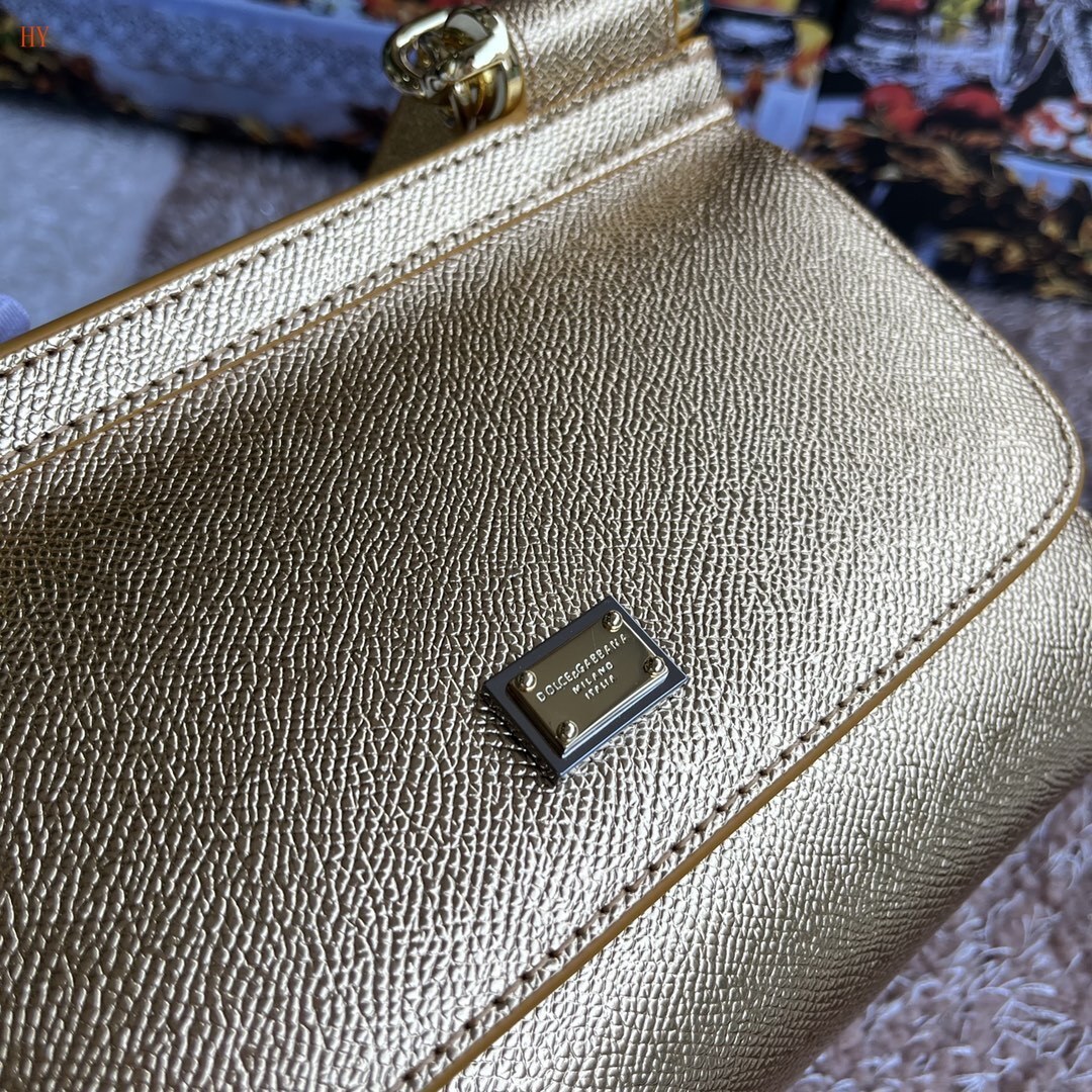 dolce & gabbana gold handbag 20*17*7 cm - sku: 532003 - Image 6