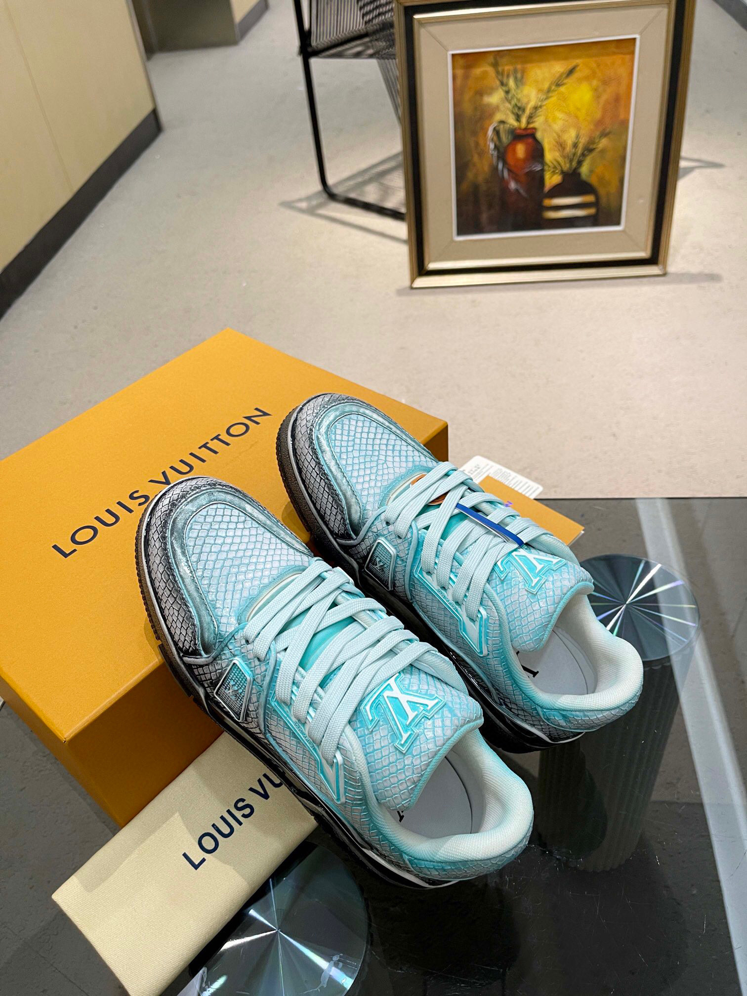 louis vuitton high-end couple sneakers size 35-44 - Image 6