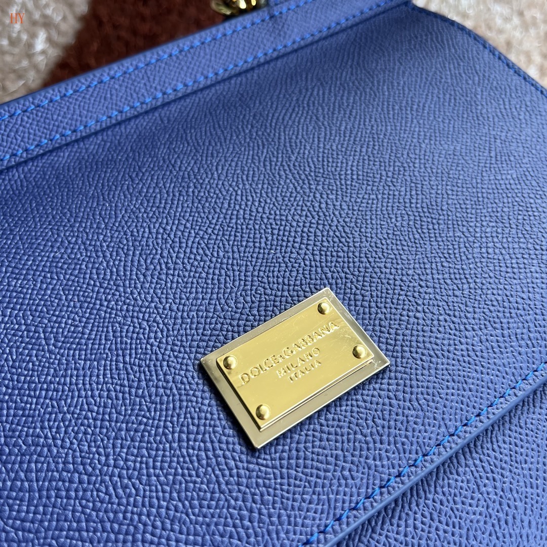 dolce & gabbana blue handbag 25x20x12 cm - Image 6