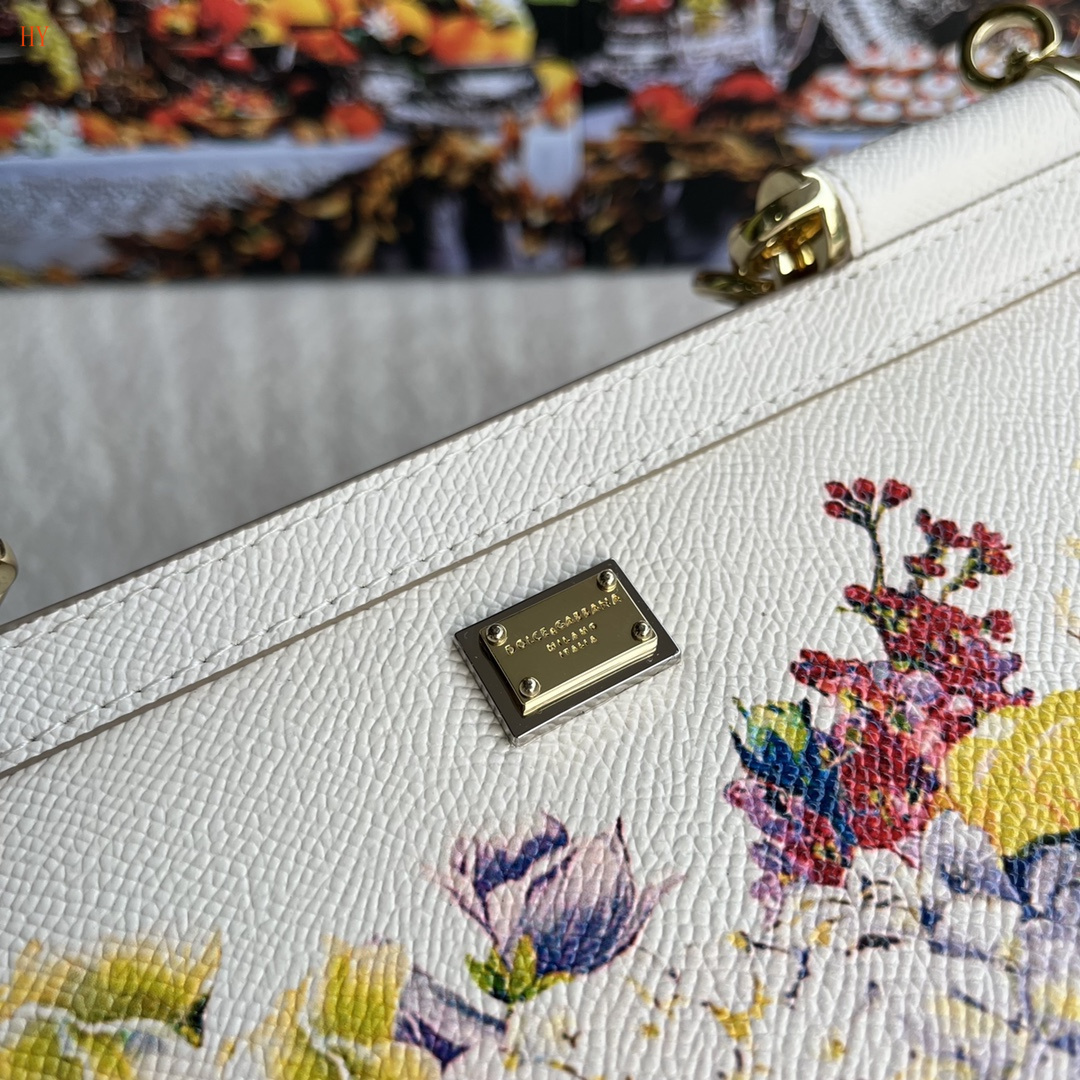 dolce & gabbana floral print handbag 25x20x12.5 cm - Image 6
