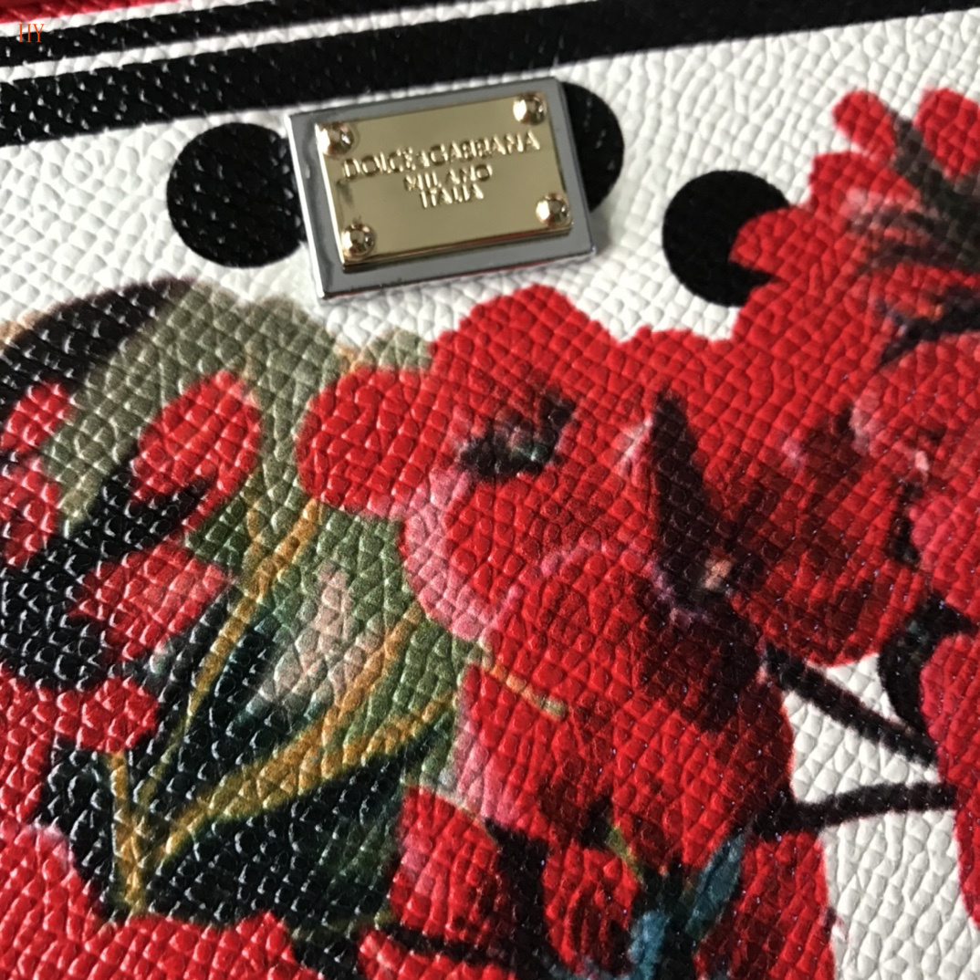 dolce & gabbana floral print handbag 25x20x12.5 cm - Image 6