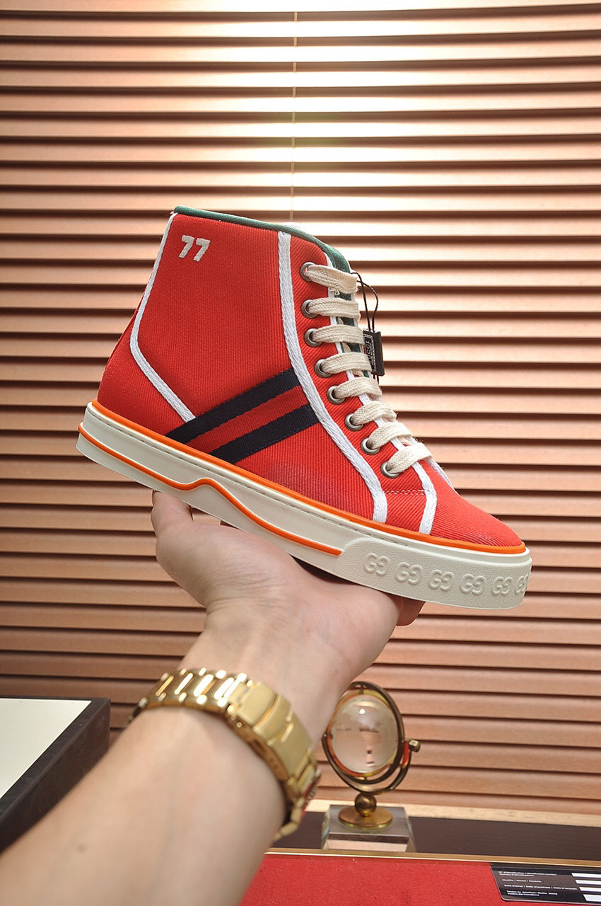 gucci high-top sneakers red 35-44 - Image 6