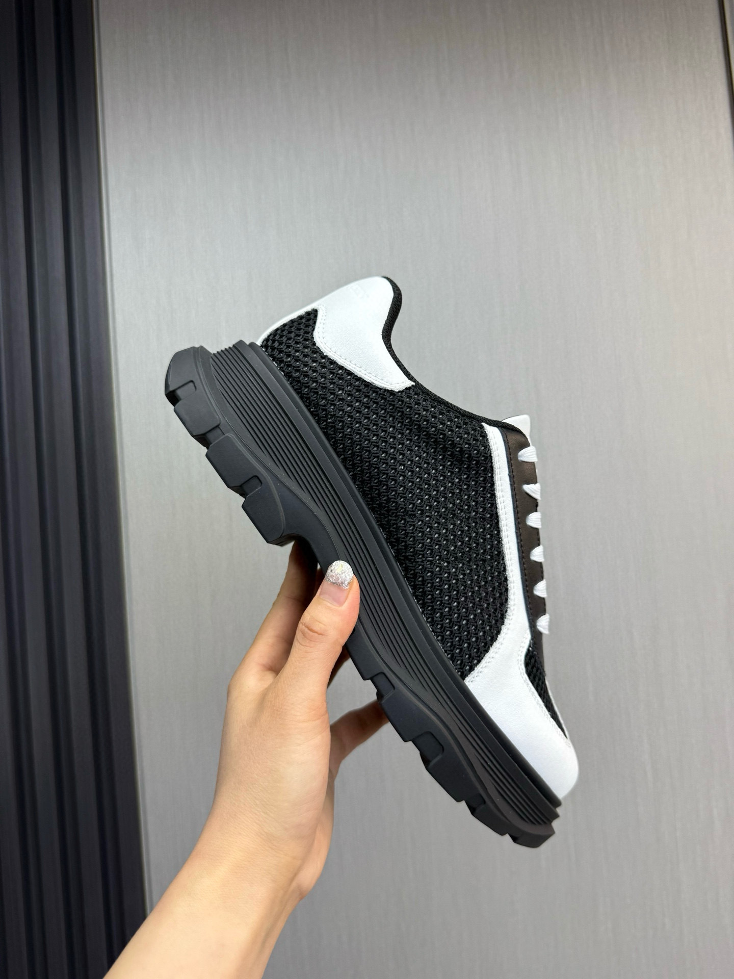 alexander mcqueen couples sneakers 35/44 - black & white - Image 6