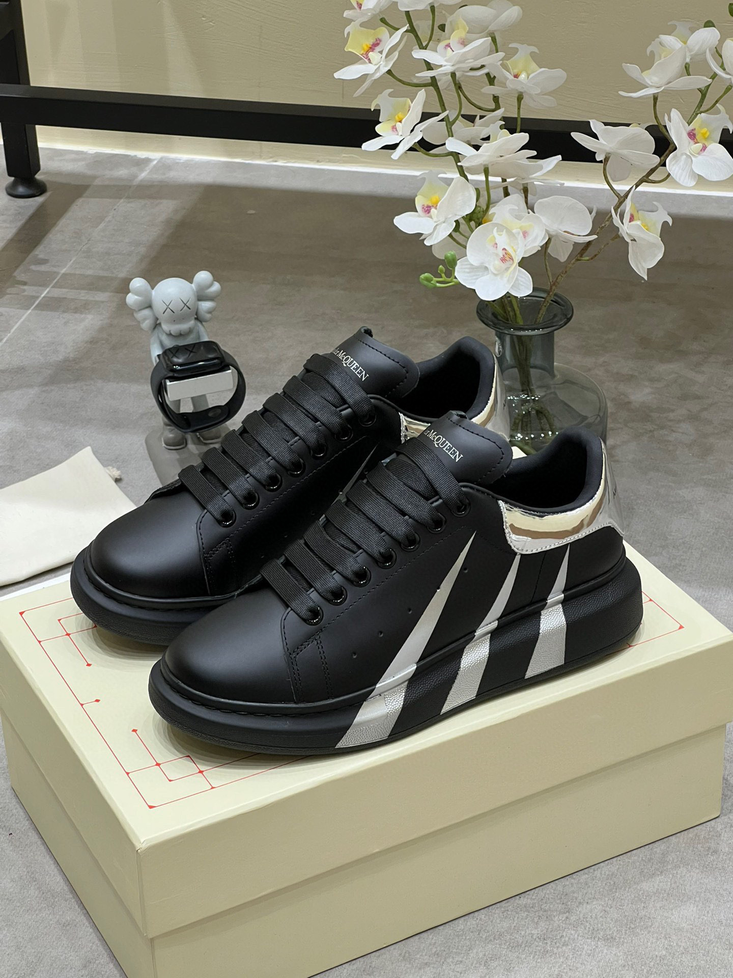 alexander mcqueen black sneakers 35-44