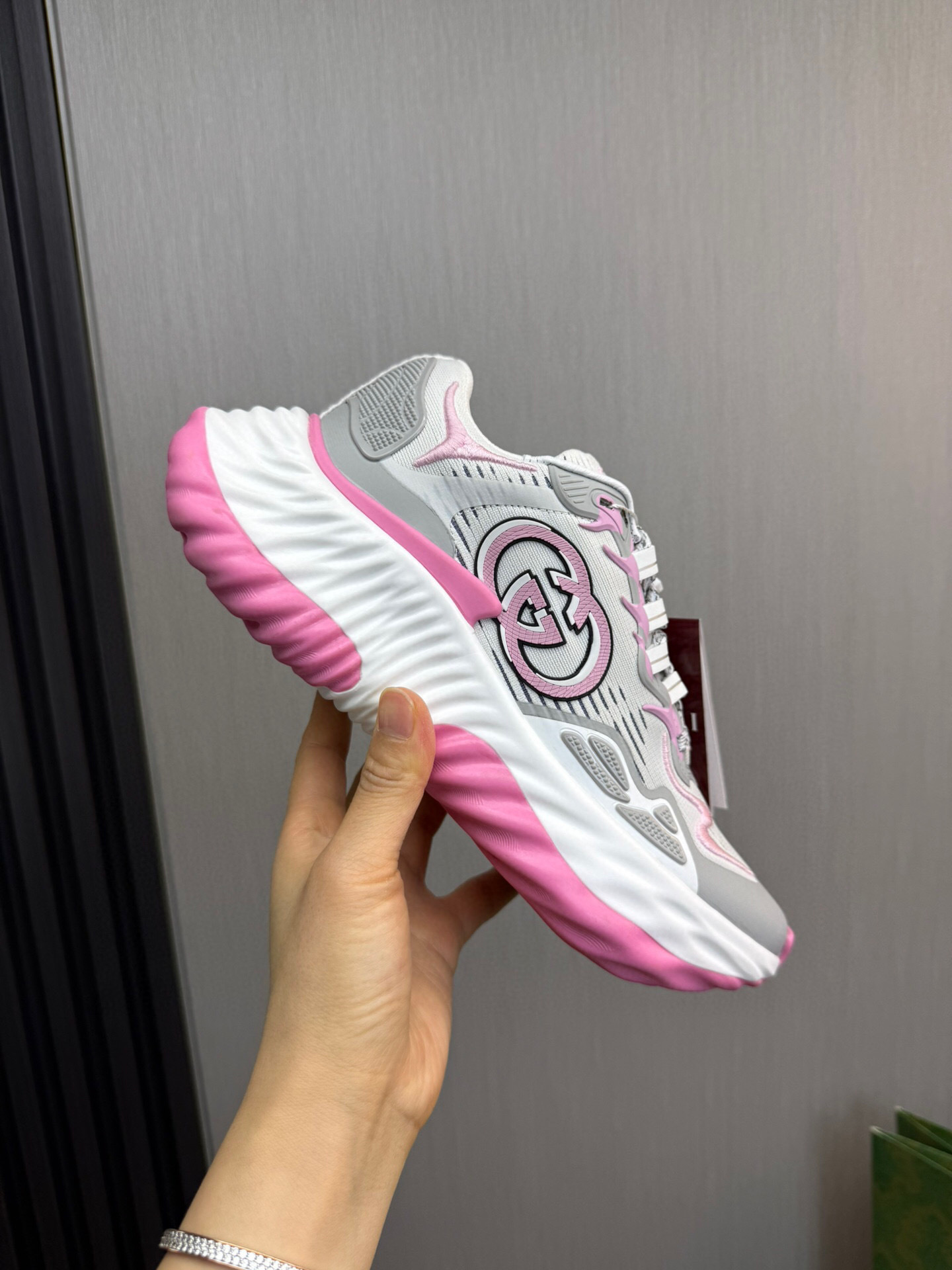 gucci g couples sneakers 35-44 8063420 - pink/gray - Image 6