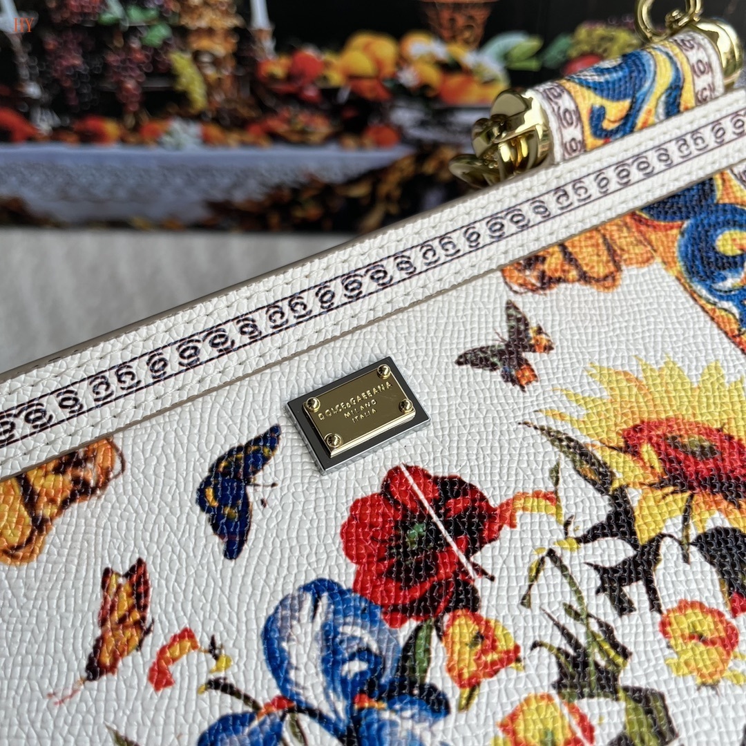 dolce & gabbana floral print handbag 25x20x12 cm, model 532073 - Image 6